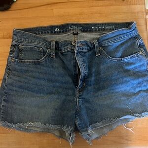 J Crew Women’s Mid Rise Denim Short